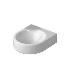 Раковина DURAVIT Architec, 36х38х15 см, подвесная, полукруглая, санфарфор, цвет белый, с намеченными отверстиями под смеситель, без перелива