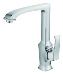 Смеситель для кухни/мойки Accoona, однорычажный, неповоротный, керамический, длина излива 230 мм, латунь, цвет хром Смеситель для кухни/мойки Accoona, однорычажный, неповоротный, керамический, длина излива 230 мм, латунь, цвет хром