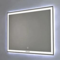 Зеркало GROSSMAN PRAGMA с LED подсветкой 91,5х68,5 см цвет:белый, прямоугольное, с LED/ЛЕД подсветкой по периметру, сенсорный выключатель,  для ванны, без антизапотевания