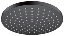 Верхний душ Hansgrohe Vernis Blend 200 1jet EcoSmart, настенный/потолочный монтаж, круглый, с 1 режимом: Rain, размер 20,5 см, пластик, цвет матовый черный