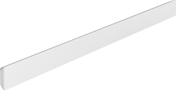 Штанга/планка для аксессуаров Hansgrohe WallStoris 500, размер 50х3,3 см, настенная, декоративная, цвет матовый белый, металлическая/пластиковая, прямоугольная, подвесная, для душа/ванной