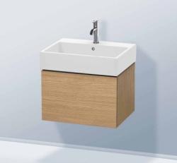 Тумба под раковину для консоли/столешницы Duravit L-Cube 62х47,7х40 см, подвесная, ДСП, цвет: дуб европейский, 1 выдвижной ящик, прямоугольная