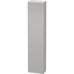 Пенал Duravit DuraStyle, 40x24x180 см, подвесной, (левый), с дверцей, с полкой, со стеклянными полками, цвет: бетонно-серый, в ванную комнату