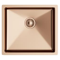 Мойка 440х490 см TopZero серия TNL/Color X, цвет медь, универсальная, из нержавеющей стали, матовая, прямоугольная, отверстие под смеситель, слив-перелив, для кухни Мойка 440х490 см TopZero серия TNL/Color X, цвет медь, универсальная, из нержавеющей стали, матовая, прямоугольная, отверстие под смеситель, слив-перелив, для кухни