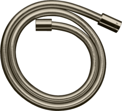 Шланг для душа Axor Starck 160 см, 1/2” и 1/2”  для душа/лейки/ванны, с металлическим эффектом, без лейки, внутренняя резьба, пластиковый, цвет полированный никель, душевой, для душа/ванной