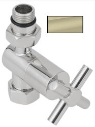 Вентиль Сунержа прямой крест G 1/2" НР х G 3/4", цвет шампань