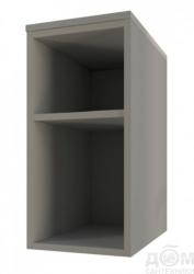 Шкаф Cezares Urban 30, 30х46х62 см, подвесной, (правый/левый/универсальный), открытые полки, цвет серый матовый, в ванную комнату