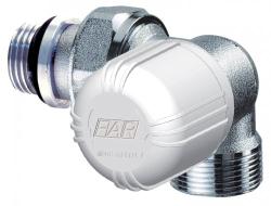 Клапан терморегулирующий трехосевой Far 1/2"вн.х M24x19 нр. с уплотнением EPDM правый хром FT 1636 C12