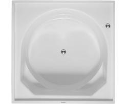 Ванна Duravit Blue Moon 140x140 см встраиваемая, акриловая, цвет: белый, (без гидромассажа, ножек, сифона, фронтальной панели), квадратная