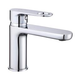 Смеситель для раковины/умывальника VIEIR однорычажный, неповоротный, длина излива 120 мм, латунь, цвет хром