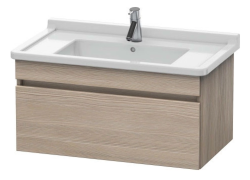 Тумба/шкафчик для консоли/столешницы Duravit DuraStyle под раковину 80х47,8х51,2 см, подвесная, ДСП, цвет: сосна серебристая, 1 выдвижной ящик, прямоугольная
