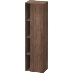 Пенал Duravit DuraStyle, 50x36x180 см, подвесной, (правый), с дверцей, с закрытыми/открытыми полками, цвет: орех темный, в ванную комнату