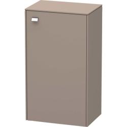 Полупенал Duravit Brioso R, 27х19,6х61 см, подвесной/напольный, (правый), с дверцей/одностворчатый, со стеклянными полками, цвет: базальт/хром, в ванную комнату