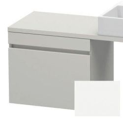 Тумба/шкафчик для консоли/столешницы Duravit DuraStyle под раковину 60х47,8х51,2 см, подвесная, ДСП, цвет: бетонно-серый/белый матовый, 1 выдвижной ящик, прямоугольная