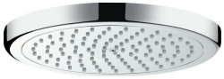 Верхний душ Hansgrohe Croma 220 1jet, настенный/потолочный, круглый, с 1 режимом: RainAir, размер 22 см, латунь, цвет хром, для душа/ванной