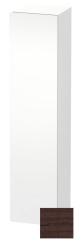 Пенал Duravit DuraStyle, 40x36x180 см, подвесной, (правый), с дверцей, с полкой, со стеклянными полками, цвет: каштан темный/белый матовый, в ванную комнату