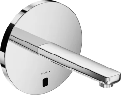 Смеситель для раковины/умывальника KLUDI ZENTA сенсорный, настенный, встраиваемый, неповоротный, длина излива 190 мм, латунь, цвет хром