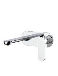 Смеситель для раковины Cezares Stylus встраиваемый, однорычажный, длина излива 188 мм, неповоротный, керамический, нержавеющая сталь, цвет хром, внутренний/скрытый монтаж