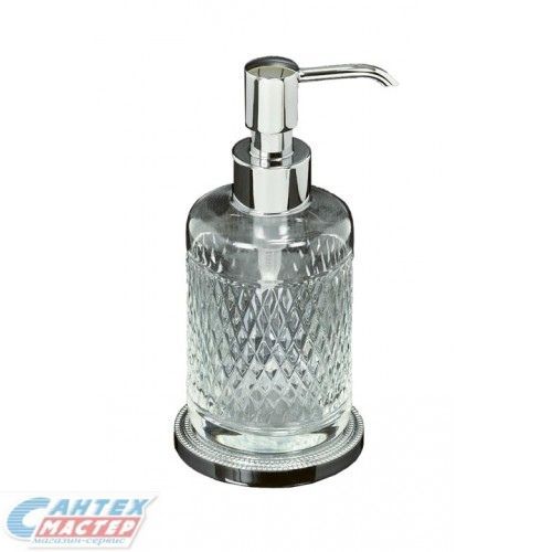 Дозатор для жидкого мыла Boheme Murano Crystal настольный хром 10227