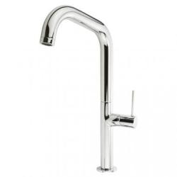 Смеситель для кухни/мойки Migliore Fortis однорычажный, керамический, с поворотным изливом, длина излива 204 мм, латунь, цвет хром