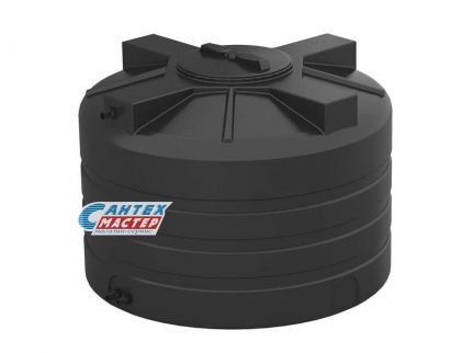 Бак пластиковый  Акватек (Aquatech) ATV 1500 литров 0-16-1518  для воды поплавком (1260х1420х1260) цвет-черный