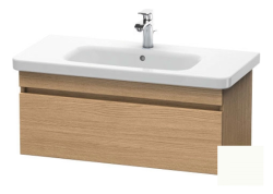 Тумба под раковину для консоли/столешницы Duravit DuraStyle 90х47,8х51,2 см, подвесная, ДСП, цвет: дуб европейский/белый матовый, 1 выдвижной ящик, прямоугольная