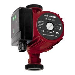 Насос циркуляционный Kromwell PS 25/6 180, с частотным регулированием D25 мм, L180 мм, 3.2 м³/ч, напор 6 м, 10 бар, 0,093 кВт, 220 В без гаек