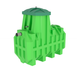 Септик Ergobox 6 (Эргобокс) Компакт станция биологической очистки,для частного дома, дачи (6 чел)