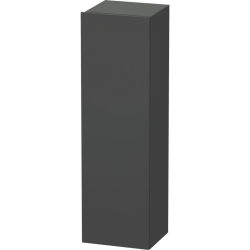 Пенал Duravit DuraStyle, 40x36x140 см, подвесной, (правый), с дверцей, с полкой, со стеклянными полками, цвет: графит/белый матовый, в ванную комнату