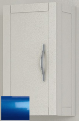 Шкаф Cezares Tiffany, 30х20х55 см, подвесной, (правый/левый/универсальный), 1 распашная дверца, цвет синий, в ванную комнату, правосторонний/левосторонний/универсальный