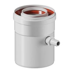 Конденсатоотводчик коаксиальный Okseler D60/100 универсальный (внутренний диаметр мама/папа)