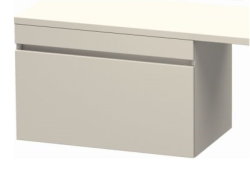 Тумба/шкафчик для консоли/столешницы Duravit DuraStyle под раковину 80х47,8х51,2 см, подвесная, ДСП, цвет: серо-коричневый, 1 выдвижной ящик, прямоугольная