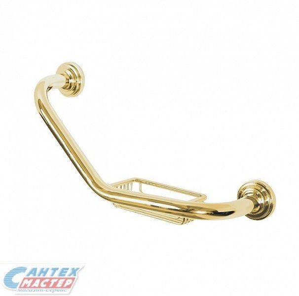 Поручень для ванны Boheme Imperiale с мыльницей золото 10422