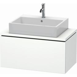 Тумба под раковину для консоли/столешницы Duravit L-Cube 82х47,7х40 см, подвесная, ДСП, цвет: белый матовый, 1 выдвижной ящик, прямоугольная