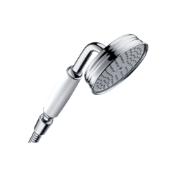 Лейка душевая Axor Montreux 100 1jet, настенная, округлая, с 1 режимом, латунная, цвет хром, ручная, для душа/ванной