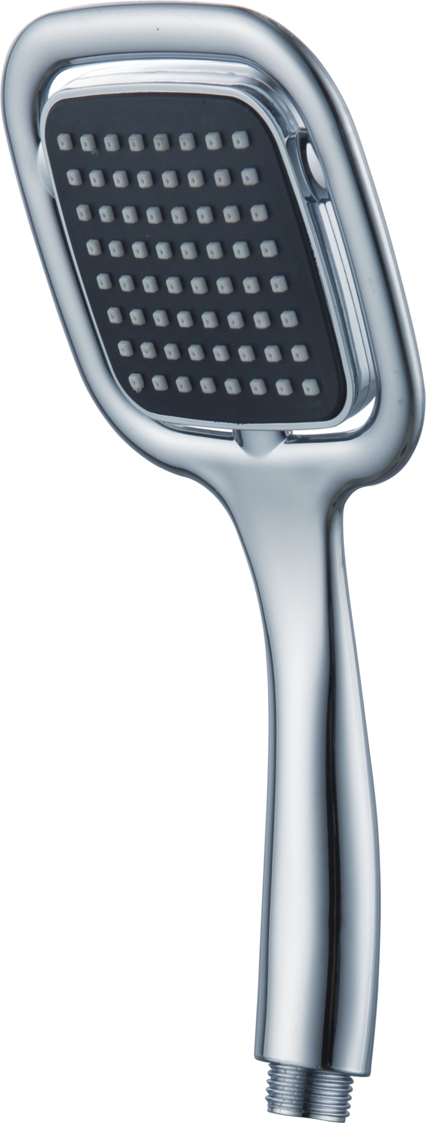 Лейка душевая HAIBA настенная, квадратная, с 1 режимом, хромированная/пластмассовая, ручная, для душа/ванной