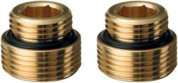 Адаптер FAR 1/2"ВР для Н-образного узла, 2 шт., латунь Адаптер FAR 1/2"ВР для Н-образного узла, 2 шт., латунь
