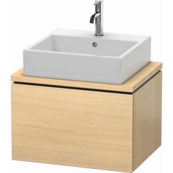 Тумба под раковину для консоли/столешницы Duravit L-Cube 62х47,7х40 см, подвесная, ДСП, цвет: средиземноморский дуб, 1 выдвижной ящик, прямоугольная