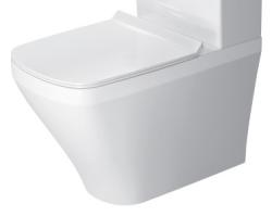 Чаша для унитаза-компакт Duravit DuraStyle WonderGliss 37х63х42 см, напольная, цвет белый, санфарфор, прямоугольная, универсальный (в стену/в пол) выпуск, под компакт бачок, ободковый, без сиденья, антигрязевое покрытие, для туалета/ванной комнаты