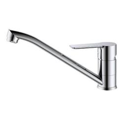 Смеситель для кухни/мойки Splenka S06.42 однорычажный, поворотный, латунь, длина излива 216 мм, высота излива 122 мм цвет хром