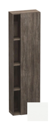 Пенал Duravit DuraStyle, 50x24x180 см, подвесной, (правый), с дверцей, с закрытыми/открытыми полками, цвет: сосна терра/белый матовый, в ванную комнату