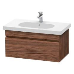Тумба под раковину для консоли/столешницы Duravit DuraStyle 80х55х50 см, подвесная, ДСП, цвет: орех темный, 1 выдвижной ящик, прямоугольная
