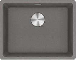 Мойка кухонная Franke MRG 110-52, 52х44 см, врезная, искусственный гранит (Fragranite+), прямоугольная, цвет серый камень, без отверстия под смеситель, без крыла