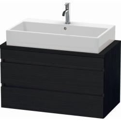 Тумба под раковину для консоли/столешницы Duravit DuraStyle 90х47,8х51,2 см, подвесная, ДСП, цвет: дуб черный, 2 выдвижных ящика, прямоугольная