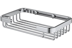 Мыльница Aquatek AQ4946CR настенная, решетка, латунь, для душа/мыла, в ванную комнату, под кусковое мыло, цвет хром