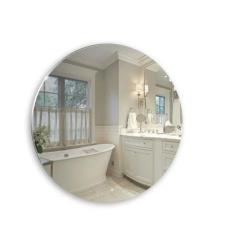 Зеркало Azario Саванна, 100х100 см, с LED/ЛЕД-подсветкой, с диммером, круглое, с подогревом, выключатель сенсорный, для ванны, навесное/подвесное/настенное