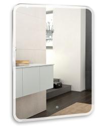 Зеркало Azario Стив, 80х100 см, с LED/ЛЕД-подсветкой, с диммером, прямоугольное, выключатель сенсорный, для ванны, навесное/подвесное/настенное