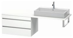 Тумба/шкафчик для консоли/столешницы Duravit DuraStyle под раковину 80х54,8х51,2 см, подвесная, ДСП, цвет: белый матовый, 2 выдвижных ящика, прямоугольная