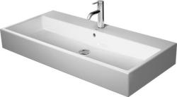 Раковина DURAVIT Vero Air WonderGliss, 100х47х17 см, подвесная, прямоугольная, санфарфор, шлифованная, цвет белый, 1 отверстие под смеситель, антигрязевое покрытие, слив/перелив