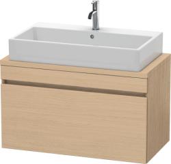Тумба под раковину для консоли/столешницы Duravit DuraStyle 90х54,8х51,2 см, подвесная, ДСП, цвет: натуральный дуб, 1 выдвижной ящик, прямоугольная